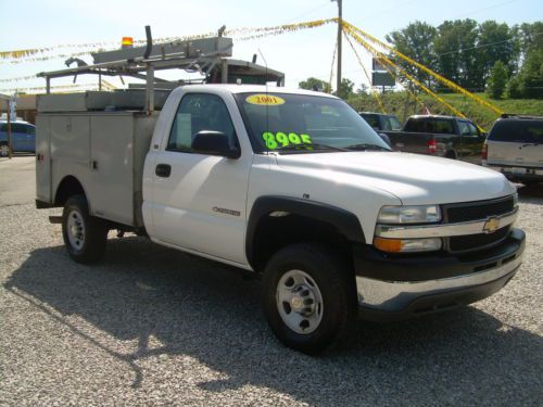 2001 chevy 2500 hd former at&amp;t service truck only 78k miles