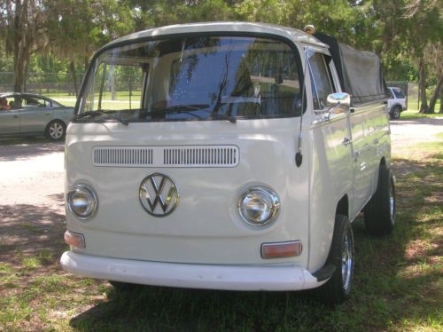 1968 vw single cab pick up baywindow bus, transporter, vanagon, volkswagen rare