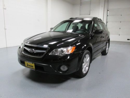 08 subaru outback awd black roof rack heated seats