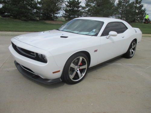 2013 dodge challenger srt8 white heated leather navigation 392 hemi low miles