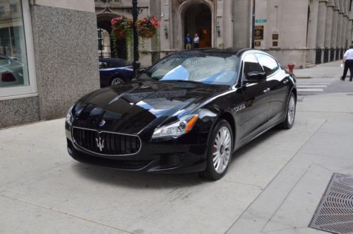 2014 maserati quattroporte s q4 one owner black/black $122k msrp! loaed!!