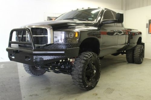 2007 dodge ram 3500 laramie 4x4 6-speed m/t drw quad ca