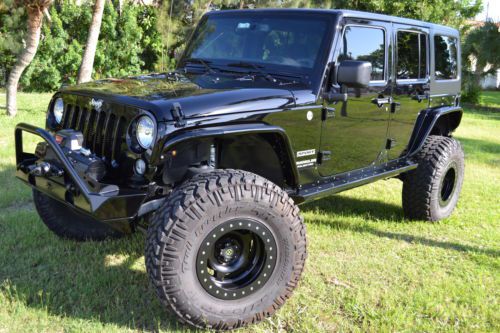 2014 jeep wrangler unlimited 4-door 3.6l - poison spyder - rock krawler - 37&#039;s