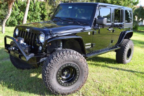 2014 jeep wrangler unlimited 4-door 3.6l - poison spyder - rock krawler - 37&#039;s