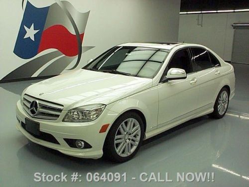 2009 mercedes-benz c300 sport sunroof htd seats 85k mi texas direct auto