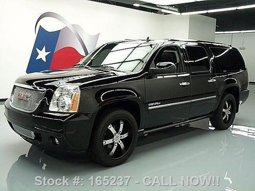 2011 gmc yukon denali xl sunroof nav dual dvd 22's 27k! texas direct auto