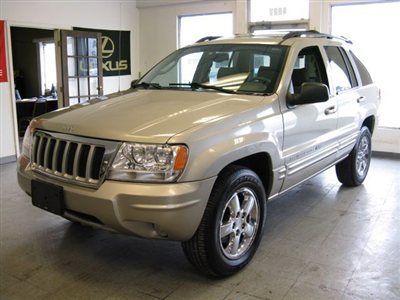 2004 jeep grand cherokee limited v8 4x4 dvd-navigation htd lthr roof cd/aux$8995