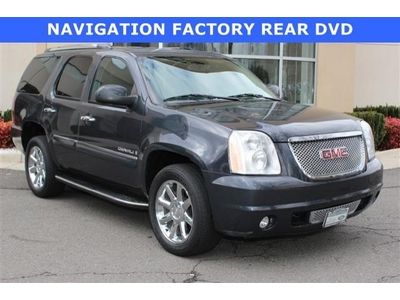 Denali awd navigation fac rear dvd camera captain's chairs leather heated cooled