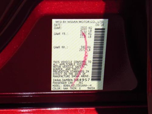 2014 Nissan Altima 2.5 S, US $20,032.00, image 3