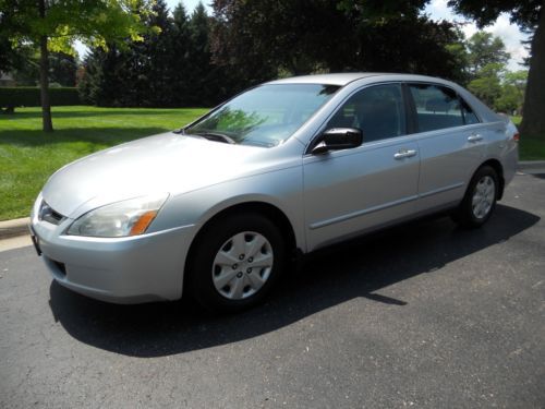 2003 honda accord lx 4-cyl sedan 4-door 5-speed stick manual trans no reserve