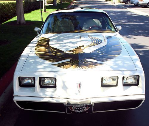 1980 turbo trans am pontiac beautiful cameo white:  camaro classic american 4.9l