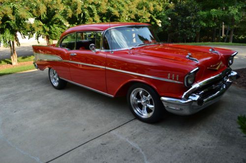 1957 chevrolet bel air sports coupe resto-mod