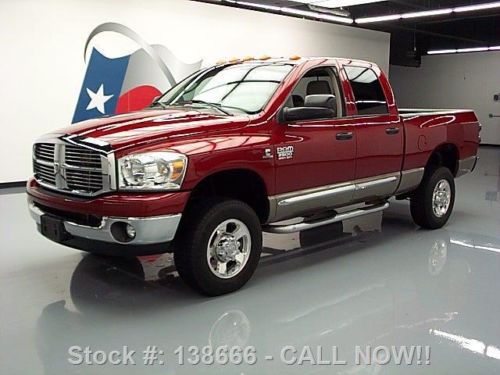 2008 dodge ram 2500 quad diesel 4x4 side steps 61k mi texas direct auto