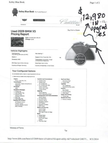 2009 BMW X5 xDrive35d Sport Utility 4-Door 3.0L, US $34,500.00, image 12