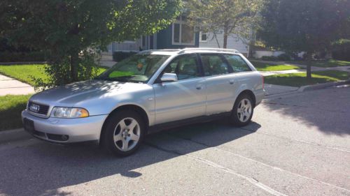 2001 audi a4 avant silver wagon 2.8l 6cyl 5spd manual