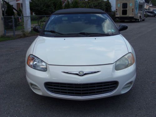 2002 chrysler sebring lx convertible 2-door 2.7l