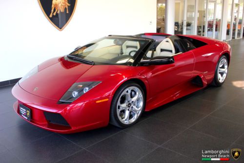 Roadster, rosso vik/tan, carbon fiber loaded, paddle-shift, very clean