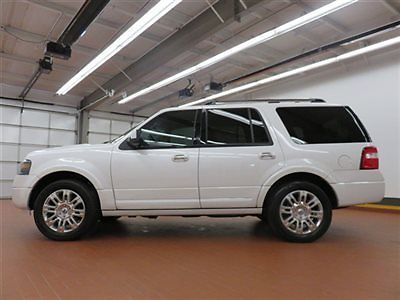2wd 4dr limited low miles suv automatic gasoline 5.4l 8 cyl engine white platinu