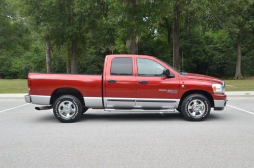 2006 dodge ram 3500 quad cab 2wd cummins 5.9l diesel leather no accidents  2500