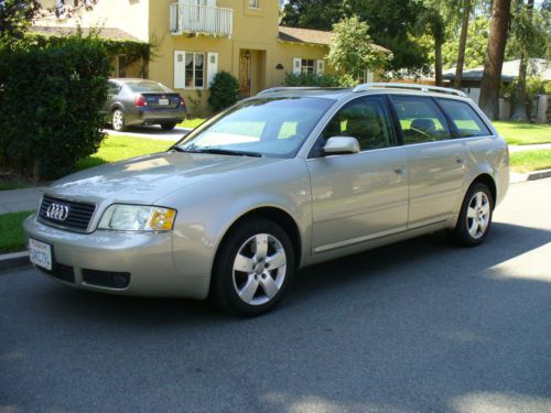 Beautiful california rust free audi a6 wagon quattro awd  runs and drives great