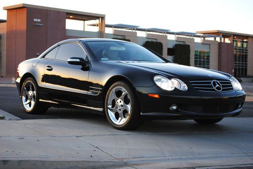 2006 mercedes sl500 full warranty 1 owner az car from new. highly optioned