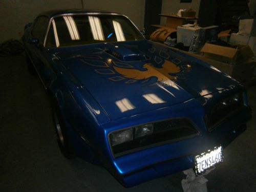 78 blue bird trans am  with build sheet!!!