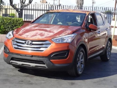 2014 hyundai santa fe sport damaged repairable fixable runs! cooling good! l@@k!