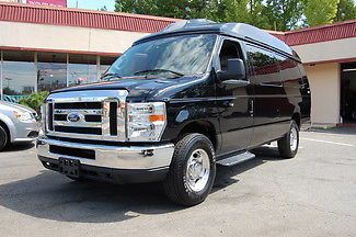 Very nice 2012 model ford raised roof 9 passenger conversion van...unit# 9-1538t