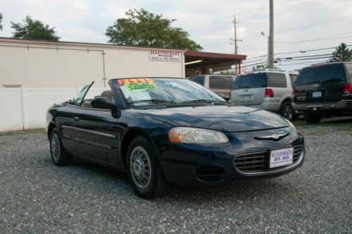 2002 chrysler sebring lx convertible 2-door 2.7l