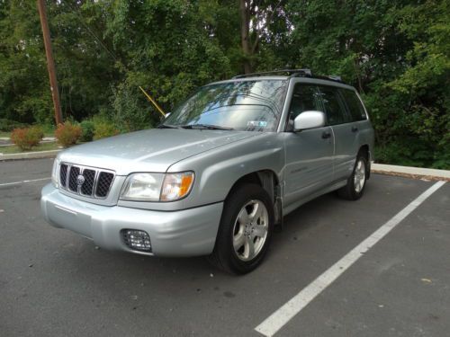 2002 subaru forester wagon top of the line lower miles all wheel drive no reserv