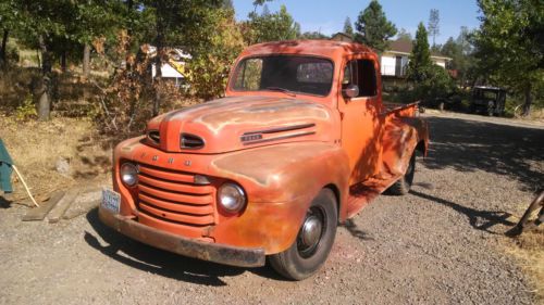 1948 ford f1 ranch pickup truck short bed original unrestored west coast patina