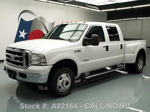 2007 ford f-350 xlt diesel dually crew cab 4x4 fx4 51k! texas direct auto
