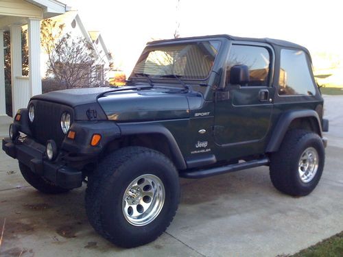 2003 jeep wrangler sport sport utility 2-door 4.0l