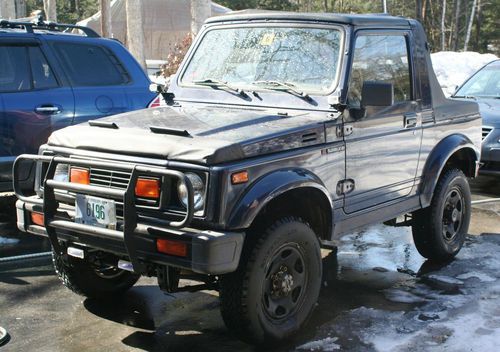 1994 suzuki samuari 2 piece sport hard top &amp; oem soft top calmini lift kit