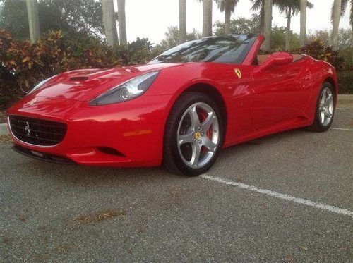 2011 ferrari california corsa red magneride financing avail and only 3k miles