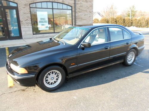 1997 bmw 528i sedan - rare !  2.8l il6/24-valve - black/tan - every option !