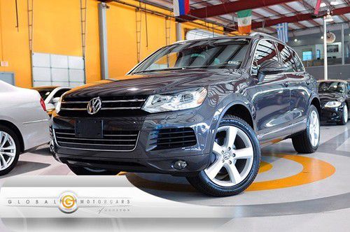 11 volkswagen touareg vr6 lux 4wd auto nav rear-cam pano-roof 20s pwr-trnk 42k