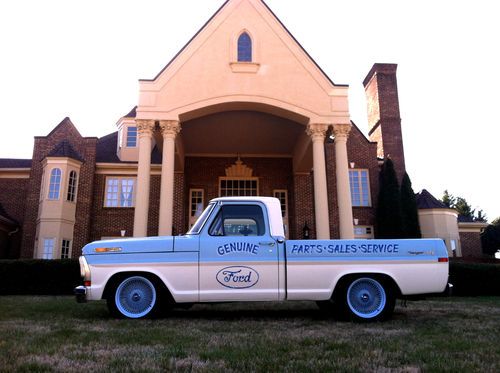 1971 ford f-100 ranger xlt short bed,hot rod,lowered,slammed