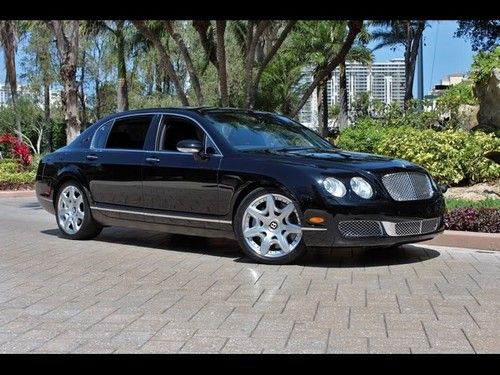 2008 bentley continental flying spur mulliner black only 16k serviced