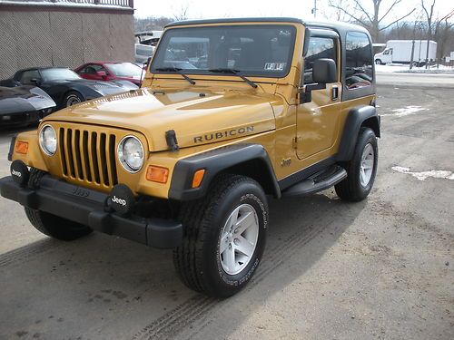 2003 jeep wrangler rubicon 4x4 hard top 2 door sport utility convertible euc