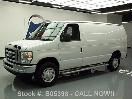 2012 ford e-250 cargo van 4.6l v8 partition a/c 360 mi texas direct auto