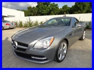 2012 mercedes-benz slk350 slk350 hard top convertible  like new only 700 miles