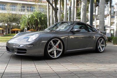 2007 997 carrera 911 6 speed vossen kw techart alcantera carbon schnell