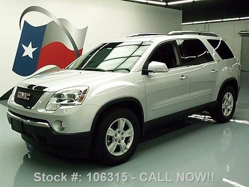 2009 gmc acadia slt v6 7-passenger htd leather only 56k texas direct auto