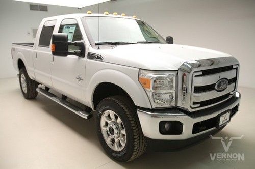 2013 lariat crew 4x4 fx4 navigation sunroof leather 20s aluminum v8 diesel