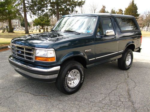 1995 bronco 67k actual miles! 5.8 liter v8 tow package oklahoma survivor_leather