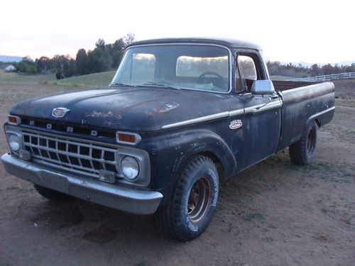 1965 ford f100 custom cab california survivor no reserve