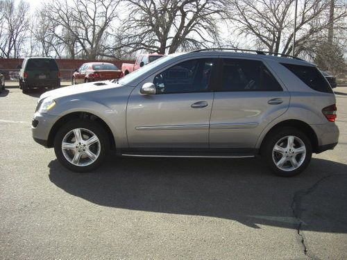 2007 mercedes benz ml350  4matic awd suv m-class 3.5l 6 cyl. grey / grey