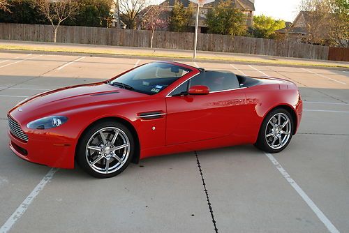 2007 aston martin vantage roadster 8500 miles