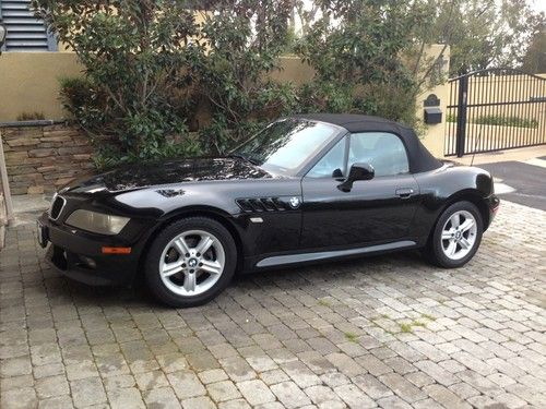 2001 bmw z3 2.5l blk/blk "original owner" california car 3day auction no reserve